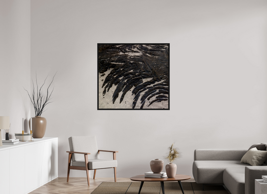 42.5 x 39″, Floater Frame Unscripted on acrylic glass