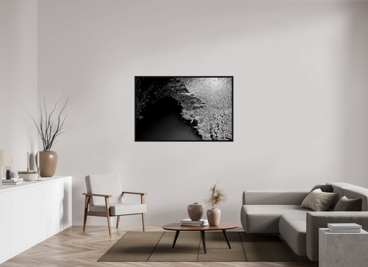 53.6 x 35″, Floater Frame Light and Shadow on acrylic glass