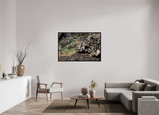 54 x 36″, Floater Frame Sea Nook on acrylic glass