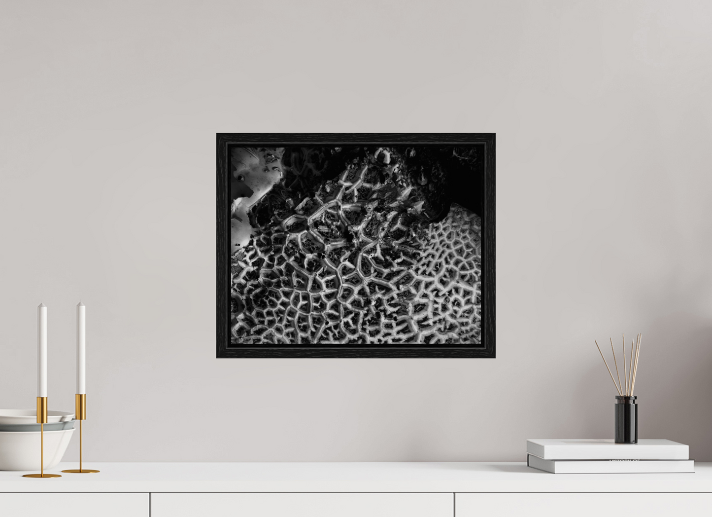 15.3 x 12″, Floater Frame A Maze