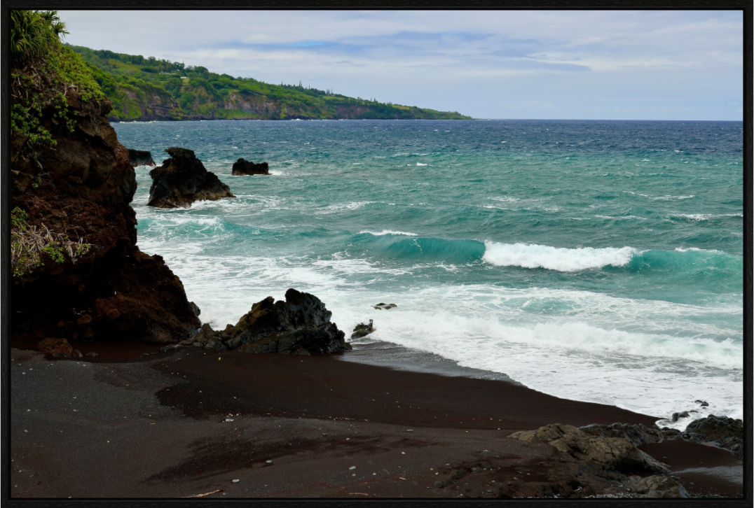 Main image Black Sand on acrylic glass