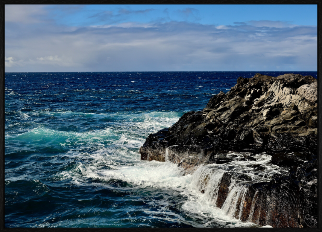 Main image Salt Peaks and Shimmer on acrylic glass